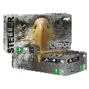 Steller Black Heavy Duty Diamond Grip Nitrile Box 50, 8.0g - 1 Case (10 Boxes of 50)