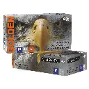 Golden Orange Heavy Duty Diamond Grip Nitrile Box 50, 8.0g - 1 Case (10 Boxes of 50)